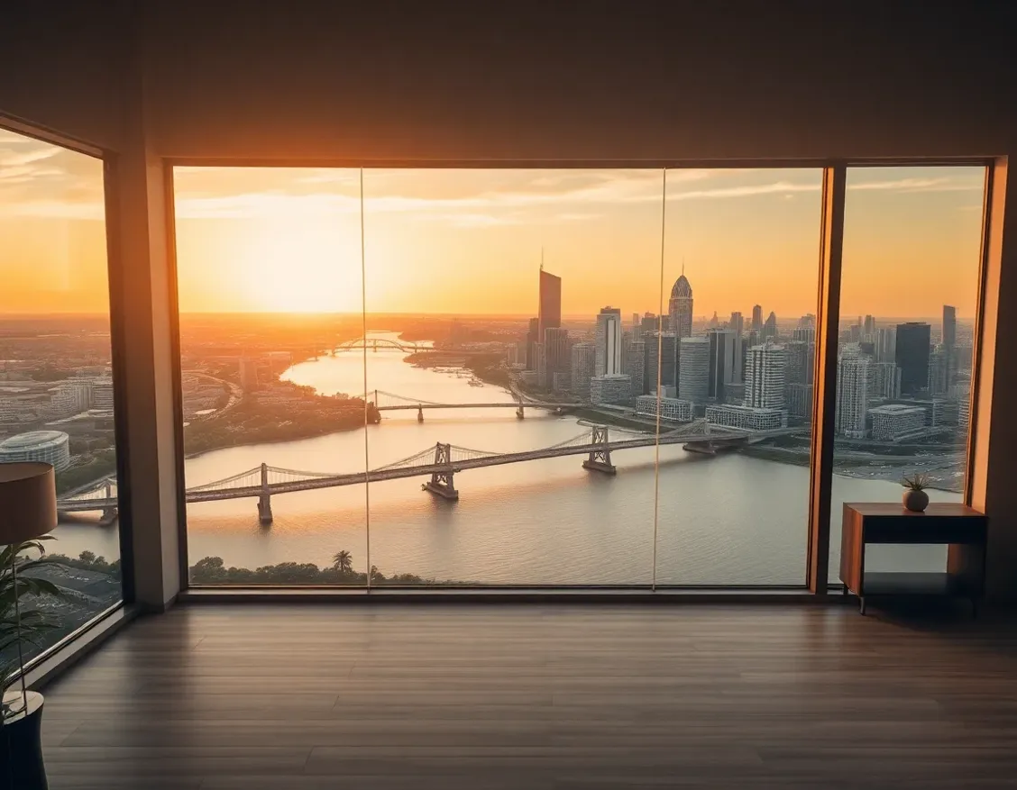 Brisbane skyline — bond cleaning serviced area